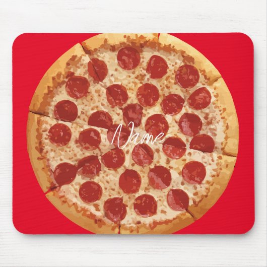 Pepperoni Pizza Thunder_Cove Mousepad (Vorne)