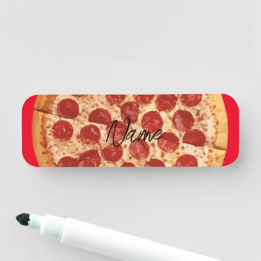 Pepperoni Pizza Thunder_Cove Namensschild (Beispiel)