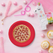 Pepperoni Pizza Thunder_Cove Pappteller (Party)