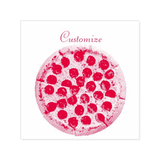 Pepperoni Pizza Thunder_Cove Permastempel (Design)