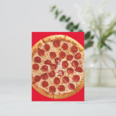 Pepperoni Pizza Thunder_Cove Postkarte (Stehend Vorderseite)