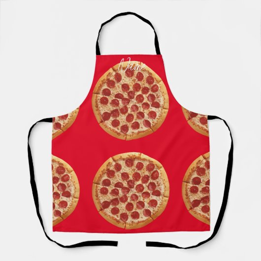 Pepperoni Pizza Thunder_Cove Schürze (Vorderseite)