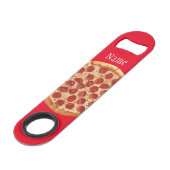 Pepperoni Pizza Thunder_Cove Speed Flaschenöffner (Rückseite Schrägansicht)