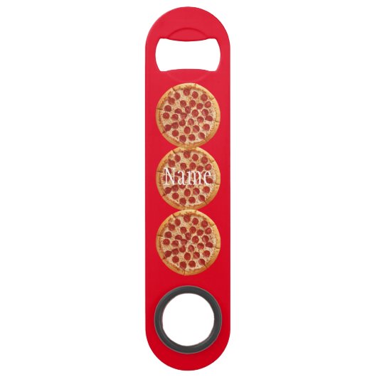 Pepperoni Pizza Thunder_Cove Speed Flaschenöffner (Vorderseite)