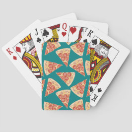 Pepperoni Pizza Toss - Aquamarine Spielkarten