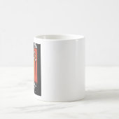 Pepperoni Pizza und American Football for Life Kaffeetasse (Mittel)