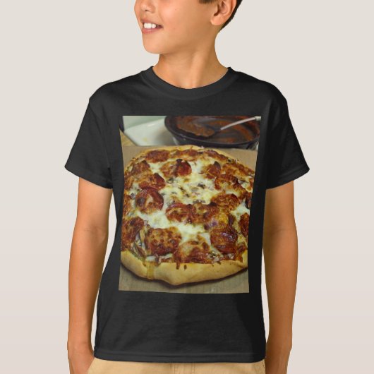 Pepperoni-Pizzas T-Shirt (Vorderseite)