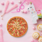Pepperoni und Käse Pizza Party Papier Teller (Party)