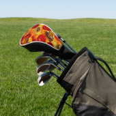 Pepperoni und Mushroom Pizza Golf Headcover (In SItu)