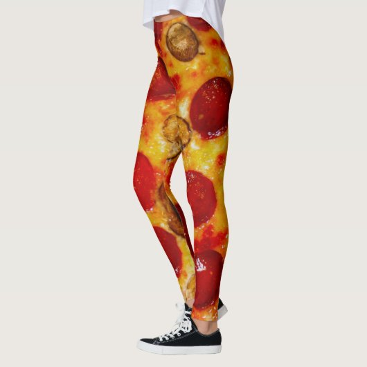 Pepperoni und Mushroom Pizza Leggings (Links)