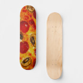 Pepperoni und Mushroom Pizza Skateboard (Vorderseite)