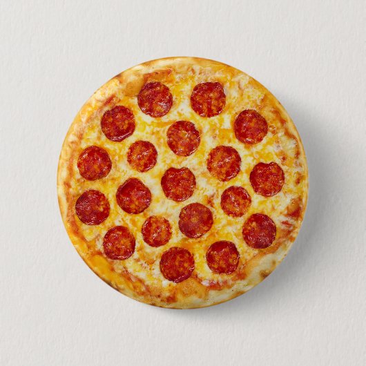 Pepperonipizzaknopf für alle Pizzaliebhaber Button (Vorderseite)