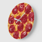 Pepperonis Große Wanduhr (Winkel)