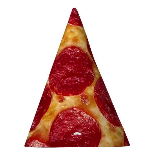 Pepperonis Pizza Geburtstagsparty Partyhütchen (Rechts)