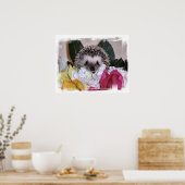 Pepperpot für den Igel Poster (Küche)