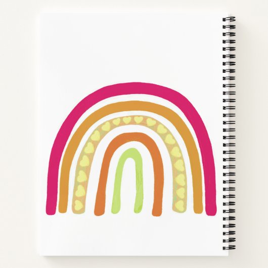 Pepper's Kitchen Boho Recipes Notebook Notizblock (Rückseite)