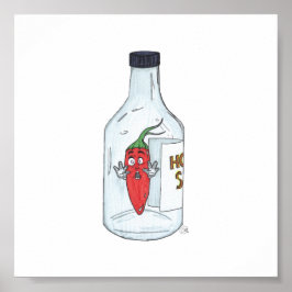 Pepperz, gefangen, drucken poster