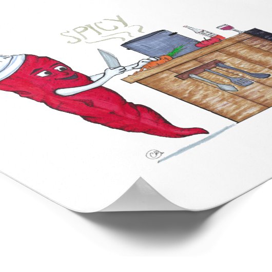 Pepperz, Kochen, Poster (Ecke)