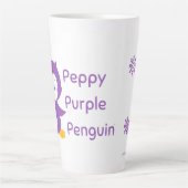Peppy Lila Penguin Milchtasse (Vorderseite)