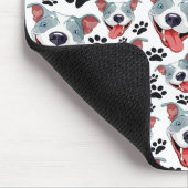 Peppy Pit Bull American Pitbull Pet Puppy Dog Mousepad (Ecke)