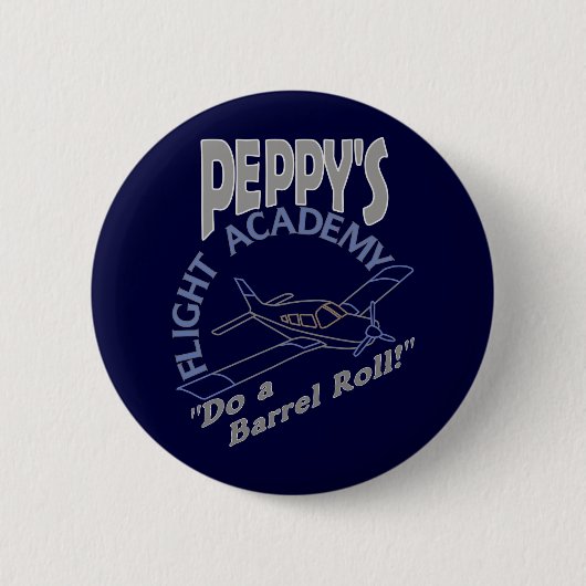 Peppys Flug-Akademie Button (Vorderseite)
