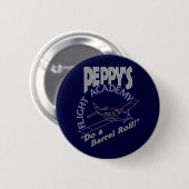 Peppys Flug-Akademie Button (Vorne & Hinten)
