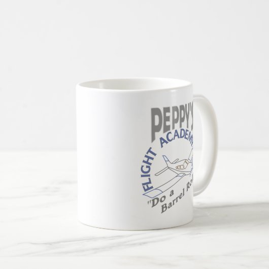 Peppys Flug-Akademie Kaffeetasse (VorderseiteRechts)