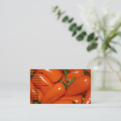 Peprika-Paprikaschoten Visitenkarte (Stehend Vorderseite)