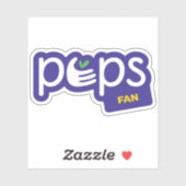 PEPS Fan-Aufkleber Aufkleber (Blatt)