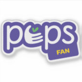 PEPS Fan-Aufkleber Aufkleber (Vorderseite)