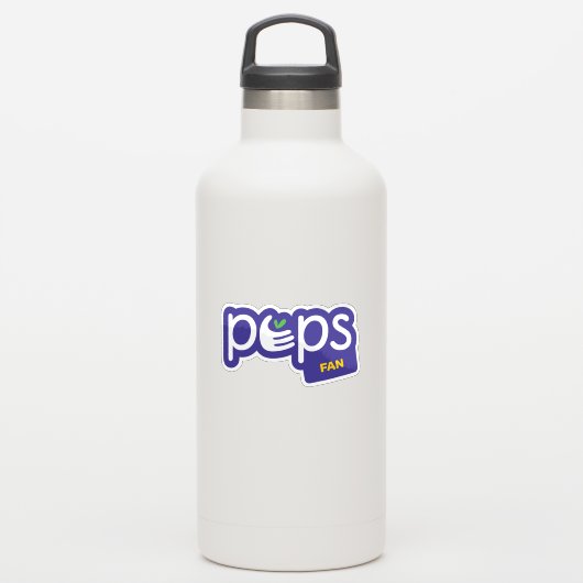 PEPS Fan-Aufkleber Aufkleber (Wassserflasche)