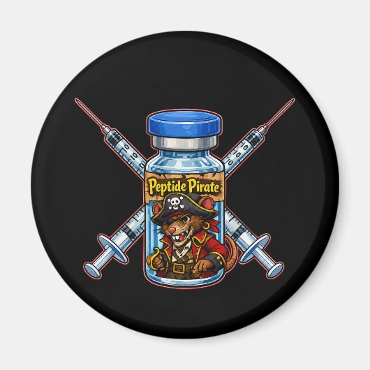 Peptid-Pirat Magnet (Vorne)