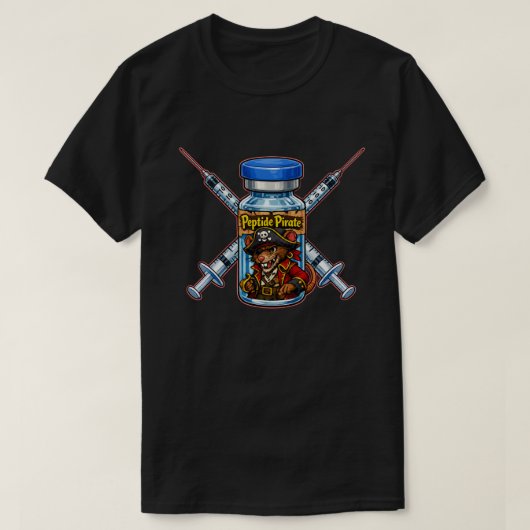 Peptid-Pirat T-Shirt (Design vorne)