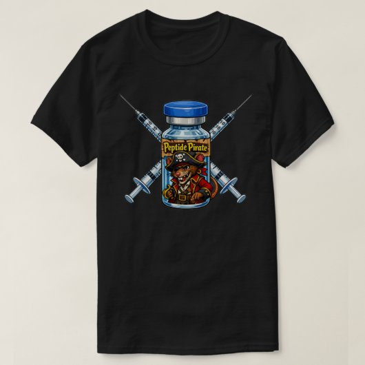 Peptid-Pirat T-Shirt (Design vorne)