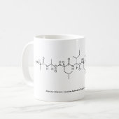 Peptidname-Tasse Kaffeetasse (Vorderseite Links)