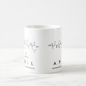 Peptidname-Tasse Kaffeetasse (Mittel)