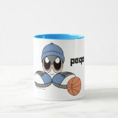 PEQE Basketball-Tasse Tasse (Zentrum)