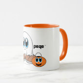 PEQE Halloween Sammlung - Geist Tasse (VorderseiteRechts)