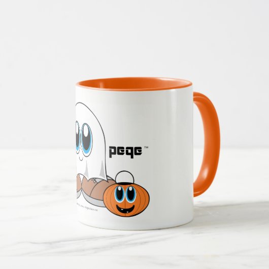 PEQE Halloween Sammlung - Geist Tasse (VorderseiteRechts)