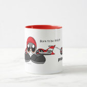 PEQE Radfahrer-Tasse Tasse (Zentrum)