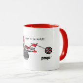 PEQE Radfahrer-Tasse Tasse (VorderseiteRechts)