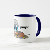 PEQE Skateboarder-Tasse Tasse (VorderseiteRechts)