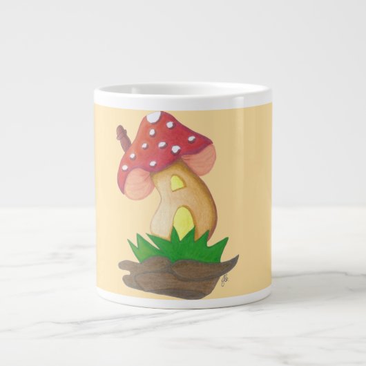 Pequena Casa de Cogumelo Caneca Jumbo-Tasse (Vorderseite)