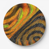 Pequeno mosaico amarelado transversal e verformado pappteller (Vorderseite)