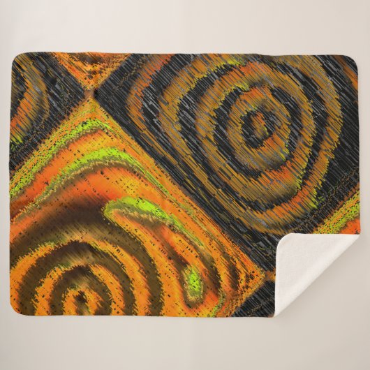 Pequeno mosaico amarelado transversal e verformado sherpadecke (Vorderseite (Horizontal))