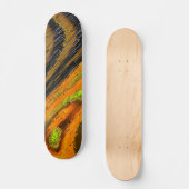 Pequeno mosaico amarelado transversal e verformado skateboard (Vorderseite)