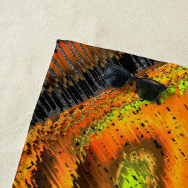 Pequeno mosaico amarelado transversal e verformado strandtuch