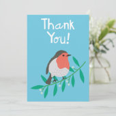 Pequeño petirrojo ankündigung (Stehend Vorderseite)