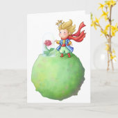 Pequeno Príncipe Karte (Gelbe Blume)