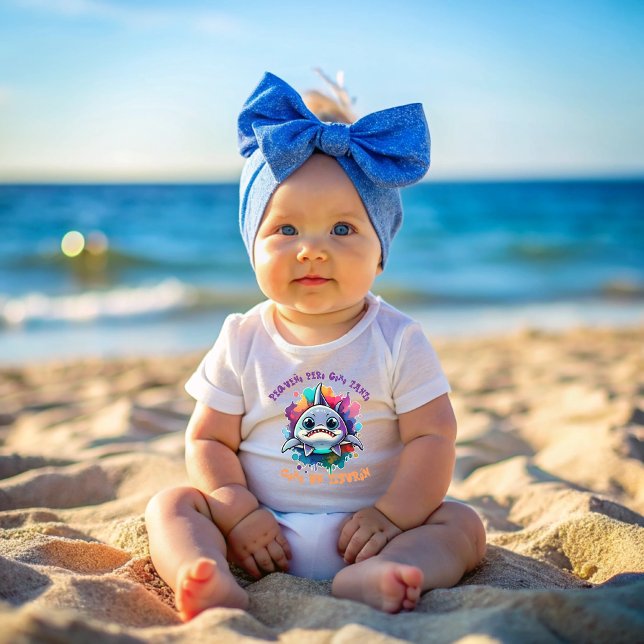 Pequeno Tiburón Baby T-shirt (Little Shark)